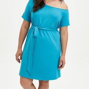 Sexy Torrid Off-Shoulder Knit Dress sz 1